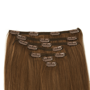 Extensiones de Cabello con Clip K.SWIGS, 100% Cabello Humano Remy, de Marrón a Rubio, Lisas, sin Costuras, para Cabeza Completa, sin Desprendimiento, Personalizadas, al por Mayor - Product Image 2