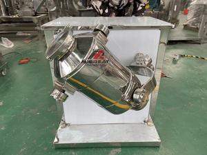 เครื่องผสมผงอาหารแห้งแบบดรัม 3 มิติ จากโรงงานโดยตรง เครื่องผสมน้ำตาลใบชา เครื่องปั่นปรุงรสอัตโนมัติ - Product Image 3