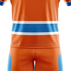 Quantité minimale de commande bas derniers ensembles d'uniformes de rugby de conception respirant séchage rapide écologique 100% polyester vêtements de sport de plein air pour adultes - Product Image 6