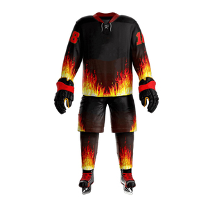 Uniforme de hockey sur glace fabriqué au Pakistan en gros Nouveau design Sublimation Sports Team Training Wear Full Customized High Quality 100% - Product Image 2