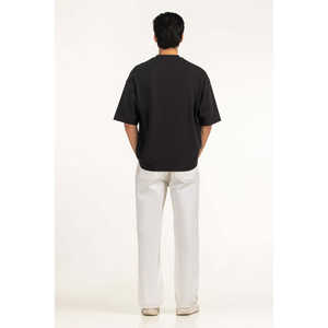 Camiseta Oversize de Algodón 100% de Corte Holgado, Estilo Urbano con Diseño Liso, Transpirable y Compacta MN-TS-SS26-004-B, Camiseta Lisa - Product Image 6