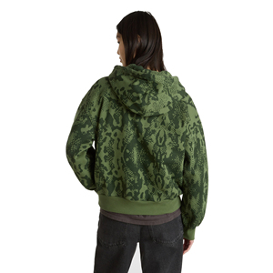 Sweat à capuche en molleton personnalisé avec logo, 100% coton de haute qualité, décontracté, respirant, imprimé, écologique, pour femmes, hiver - Product Image 3