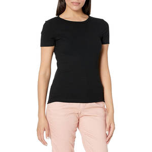 Camiseta de manga corta personalizada para mujer, Impresión de ajuste cómodo con logotipo ecológico, el último diseño liso - Product Image 5