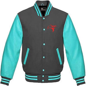 Chaqueta universitaria para hombre, nuevo diseño, chaqueta de invierno Letterman de Color sólido, chaquetas universitarias a granel bien cosidas y de longitud larga - Product Image 4