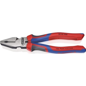 Pour pinces combinées robustes KNIPEX 200 mm avec poignées multi-composants polies - Product Image 1