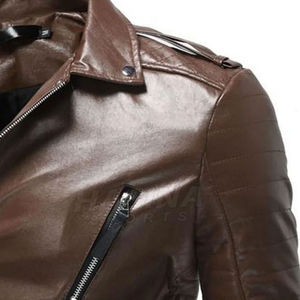 PromotionBlouson en cuir personnalisable pour hommes décontractés Bomber Logo Service OEM pour vestes vierges d'hiver - Product Image 3