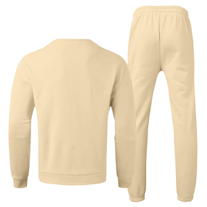 Survêtements pour hommes personnalisables en gros, style décontracté, durables, grande quantité, technique de broderie, couleurs personnalisées, unis - Product Image 3