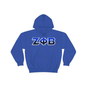 Zeta Phi Beta Sorority INC Sweat à capuche brodé avec logo de l'université - Product Image 1