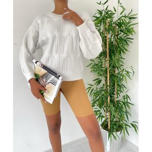 Pull en tricot pour femme avec détail complexe au dos - Modèle 848 - Product Image 1