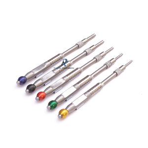 Juego de osteótomos de elevación de seno recto de acero inoxidable de grado médico, herramientas de implante Dental Manual de 5 uds con profundidad marcada - Product Image 3