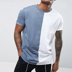 2025 nuevo diseño de alta calidad para hombres de manga corta redondo cuello redondo sublimación personalizada impresa patrón sólido camiseta - Product Image 1