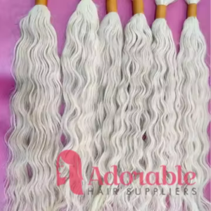 Extensiones de cabello rubio 613 de calidad de estrella, fabricante de extensiones de cabello indio crudo de 100g - Product Image 5