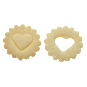 WESTMARK Pack of 6 Linzer 'Heart' <b>Cookie</b> Cutter for Creating Elegant Linzer Tarts and Decorative Heart Shaped <b>Cookies</b> - Product Image 5