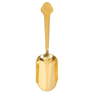 Nuevas cucharas de té pulidas de latón, manijas finales en forma de hoja de la mejor calidad, utensilios de cocina, cubiertos, cucharas 2024 - Product Image 1