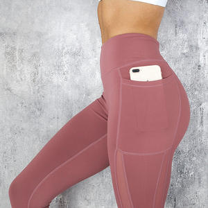 Leggings de sport pas chers pour femmes Leggings de fitness taille haute avec poches Leggings de gym pour femmes Vêtements pour femmes Leggings de yoga à taille élastique - Product Image 4