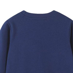 Venta al por mayor de sudaderas de manga larga de color sólido para niñas suave impreso niños ropa suéter para niños - Product Image 5