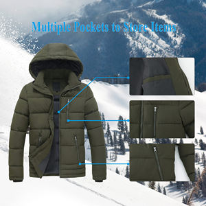 Chaqueta Acolchada para Hombre de Último Diseño al por Mayor, Ropa Casual Elegante, Chaqueta Acolchada de Manga Larga de Alta Calidad - Product Image 3