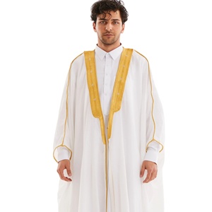 Elegante Bisht nueva ropa islámica al por mayor Daffah rezando Bisht hombres ropa islámica thobe caftán elegante hombres Thobe - Product Image 1