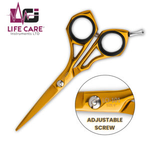 Tijeras Profesionales para Barba, Tijeras de Peluquería con Hoja Afilada y Logotipo Personalizado, Tijeras para Barba de Acero Inoxidable de Life Care. - Product Image 5