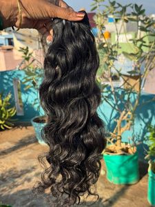 Extensiones de cabello humano Virgen sin procesar crudo indio Trama de máquina doble Naturalhair India Precios directos de fábrica - Product Image 5
