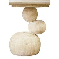 Table à manger pliable en bois massif de chêne indien, design industriel moderne, finition naturelle, personnalisable, meubles de salle à manger, maison