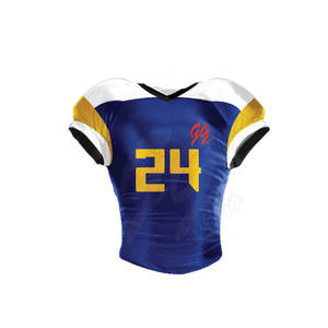 Ensemble d'uniformes de football américain personnalisés, respirant, à séchage rapide, manches courtes, haute qualité - Product Image 4