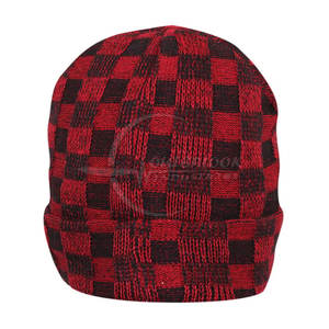 Bonnet de haute qualité accessoires d'hiver Style classique couvre-chef doux bonnet à tricoter - Product Image 5