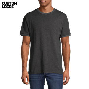 Camiseta Ringer de Manga Corta Unisex Transpirable de Polialgodón, Camiseta Triblend Premium de Algodón para Adultos - Product Image 1