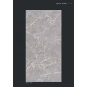 1200X2400mm Aspecto gris natural de alta calidad 4x8 pies Brillante pulido esmaltado 120x240 Losa Mármol Porcelana Piso y azulejos de pared - Product Image 1