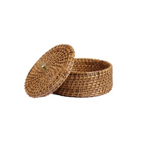 Casserole en bois durable gravée à la main Casserole Chapati Box Kitchen Hotpot Roti Container Décoration de table pour servir Hotpot - Product Image 5