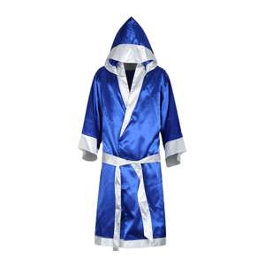 High Quality Professional Trendy Eco-Friendly Polyester <b>Boxing</b> <b>Robe</b> Polyester MMA Kick <b>Boxing</b> Training <b>Robe</b> - Product Image 1