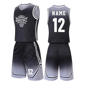 Ensemble de maillots d'entraînement de basket-ball pour adultes Combinaison de sport respirante avec short à double poche Uniforme de tir de grande taille - Product Image 4