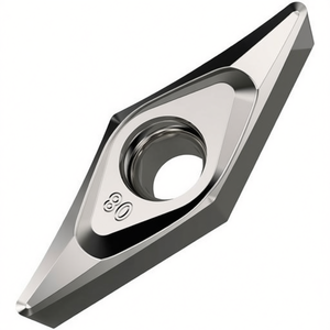 Inserto de Torneado Plateado ISO VCGT 160404E-SF3H07, Diámetro Interior de 4.4 mm, Color PU 10, para Herramientas de Precisión - Product Image 2