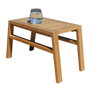 Mobilier de table en bois de teck écologique pour salle à manger en plein air ou à la maison avec un style minimaliste robuste en bois de teck - Product Image 2