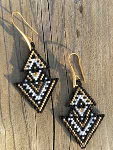 ต่างหูปักขนาดใหญ่ ต่างหูปักน้ําหนักเบา - Product Image 5