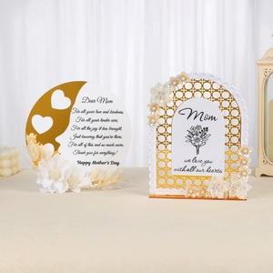 Insegna per la Festa della Mamma, Decorazione da Tavolo, Cartello 'Grateful', Insegna da Scrivania, Decorazione per la Festa della Mamma - Product Image 3