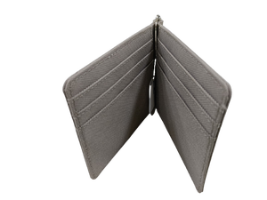 กระเป๋าสตางค์เดินทางโพลีเอสเตอร์แบบพับได้แบบบางมีสไตล์ลูกอมโบฮีเมียนสีเทาปรับแต่งโลโก้ได้หลายใบโซ่สั้น - Product Image 4