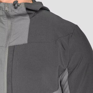 Ensemble survêtement coupe-vent pour homme personnalisable, 2 pièces, logo personnalisé, fermeture éclair, survêtement coupe-vent en nylon, prix de gros - Product Image 5