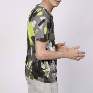 Séchage rapide Respirant hommes sublimation T-shirt meilleure qualité coton/fibre de bambou hommes imprimés t-shirts en bas quantité minimale de commande - Product Image 5