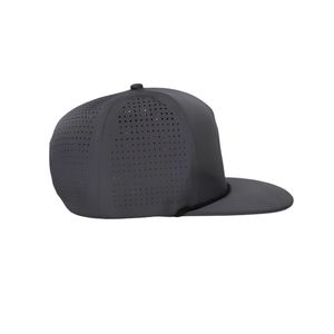 Custom Logo Waterproof OEM Golf Hat 5 Panel Rope Design <b>Flat</b> Brim Breathable Quick Dry Snapback Golf <b>Cap</b> for <b>Men</b> Women - Product Image 2
