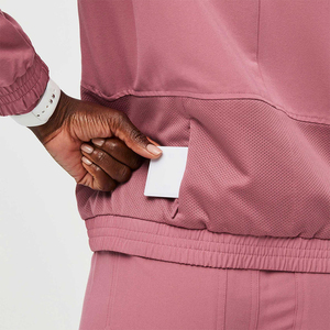 Usine personnalisé gommage Anti-rides veste uniforme d'hôpital Stretch uniformes d'allaitement vestes de gommage médical ensembles d'infirmière - Product Image 5