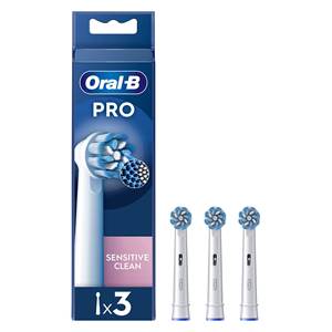 Têtes de brosse à dents de rechange Oral-B Sensitive Clean Pro, 3 pièces, blanches, pour brosses à dents électriques - Product Image 3