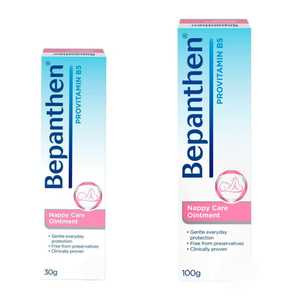 Bepanthen Crema para el cuidado del pañal 30g y Bepanthen ungüento protector 100g pañal de bebé alivio de la erupción PROTECCIÓN DE LA PIEL CREMA curativa - Product Image 1