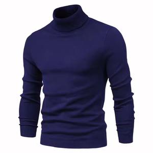 High Quality <b>Men's</b> Roll Neck Cotton Custom Knit <b>Turtleneck</b> <b>Jumper</b> 100% Wool Sweater Soft Breathable for Autumn Season - Product Image 1