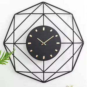 Reloj de pared de metal Art Deco clásico, esqueleto de hierro industrial antiguo redondo con Romano de Azora Industries - Product Image 1