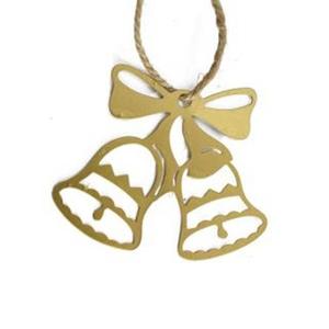 Artículo decorativo colgante de hierro con acabado dorado para decoración del hogar y otras decoraciones navideñas - Product Image 5