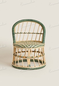 Chaise d'appoint en rotin de paon en bambou naturel fait à la main couleur unique avec un design merveilleux pour la décoration de la maison du parc de la chambre à coucher nouveau design - Product Image 3