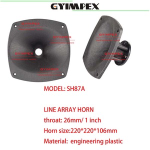 Bocina de Tweeter de 220*220*106mm con garganta de 1 pulgada, piezas de altavoz de buena consistencia, guía de onda para altavoz de arreglo lineal - Product Image 2