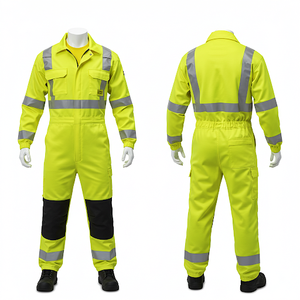 Salopette de vêtements de travail de vente directe d'usine Vêtements de travail globaux personnalisables Uniforme de sauvetage de réflexion - Product Image 6