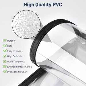 DIVRIS DRL-120-10 Porte-menu en cuir PU transparent à 10 fenêtres, avec fenêtre en PVC transparent, pour restaurant, format personnalisé, longue durée de vie - Product Image 3